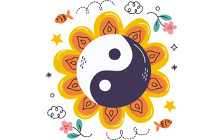 Yin Yang Free Sticker PNG