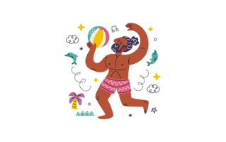 Yoga Ball Sticker PNG