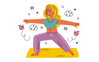 Yoga Free Sticker PNG