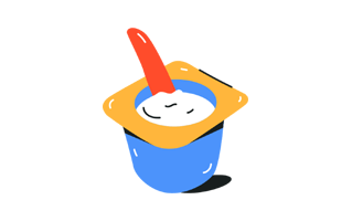 Yogurt Free Sticker PNG