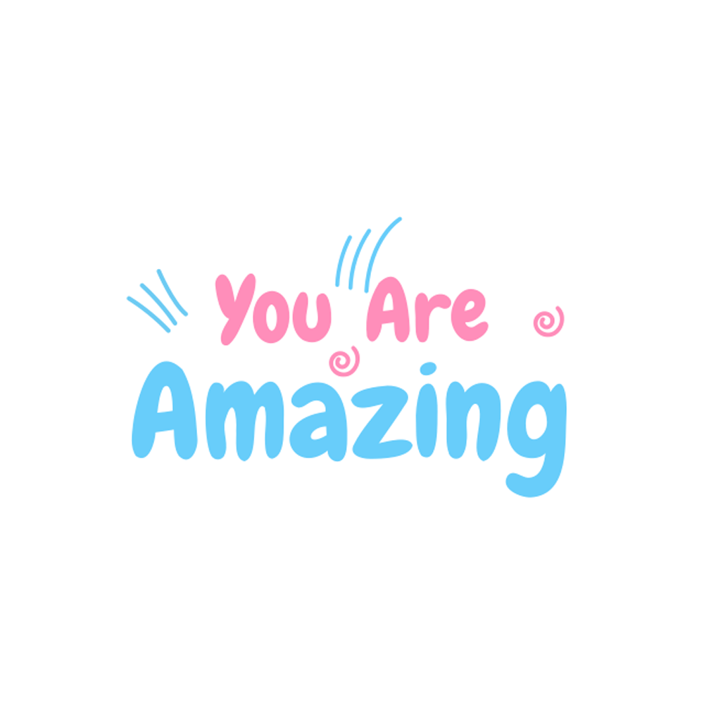 You Are Amazing Free Sticker Transparent Clipart