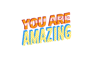 You Are Amazing Free Sticker PNG