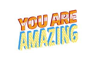 You Are Amazing Sticker PNG