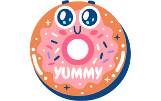 Yummy Sticker PNG