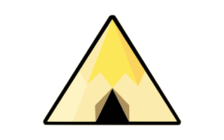 Yuru Camp Tent Logo PNG