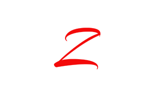 Z Alphabet Red PNG