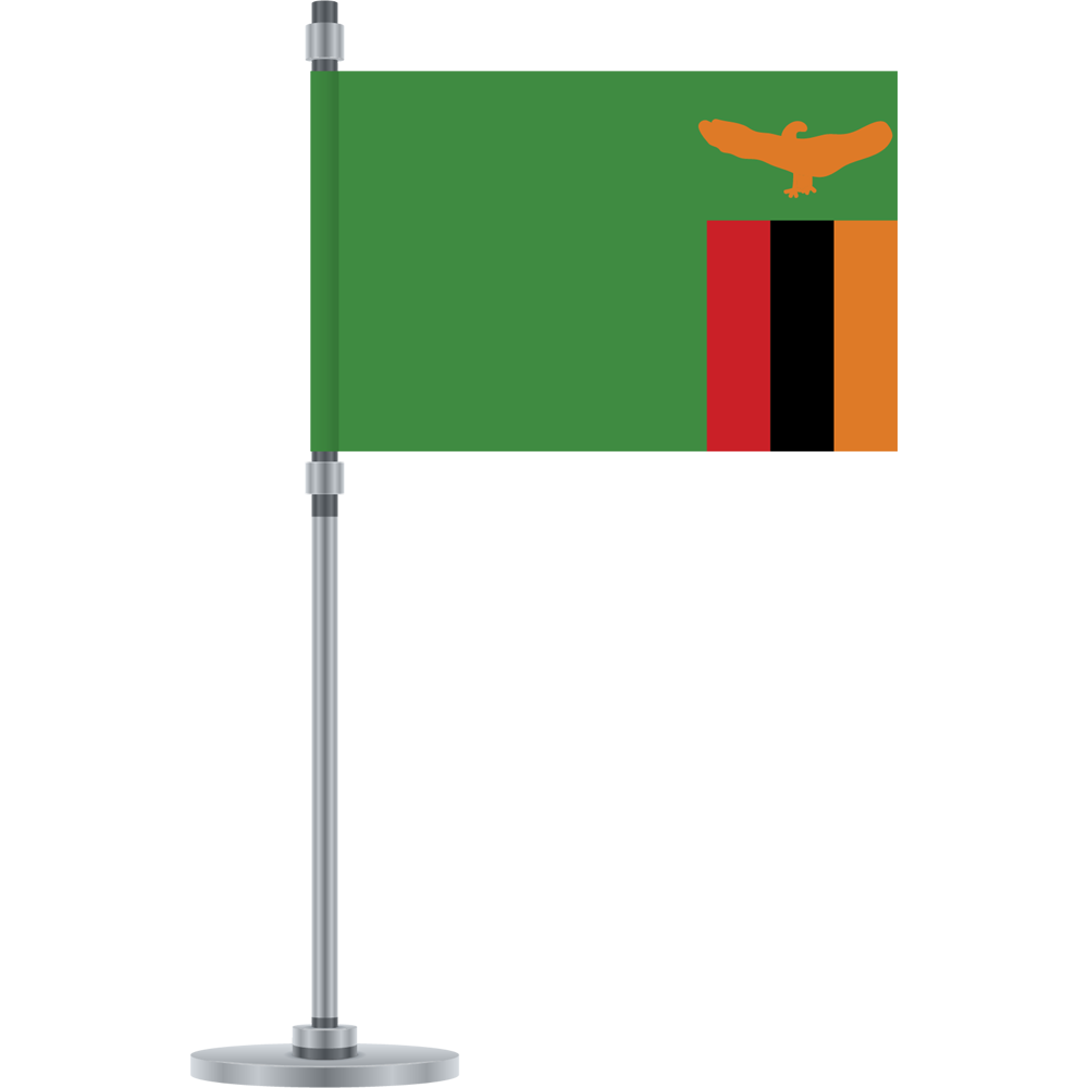 Zambia Flag Transparent Picture