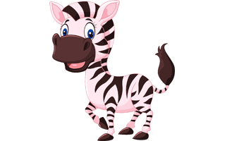 Zebra Cartoon PNG
