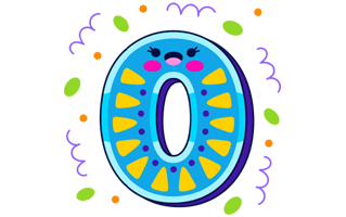 Zero Sticker PNG