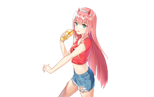 Zero Two Fanart PNG