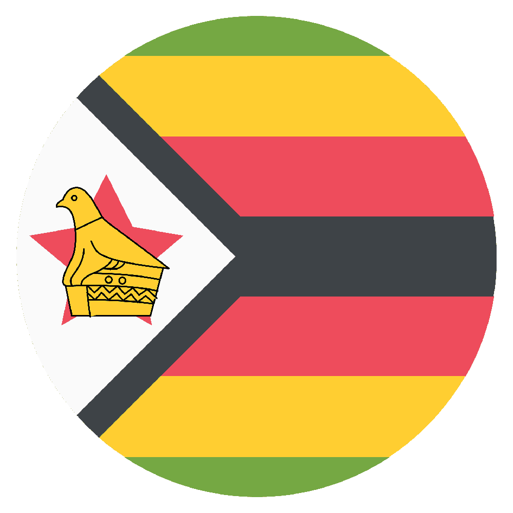 Zimbabwe Flag Transparent Clipart